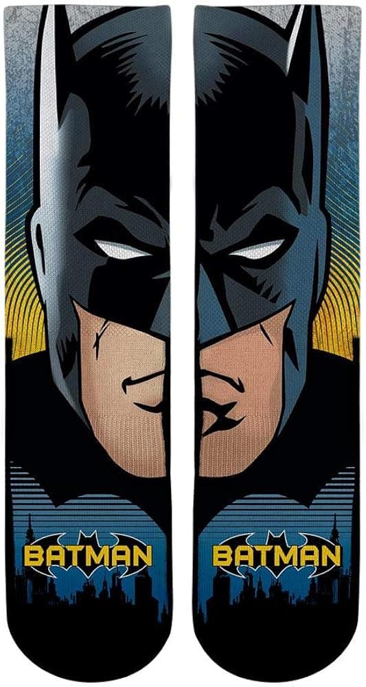 DC Comics Super Premium Split Face Socks