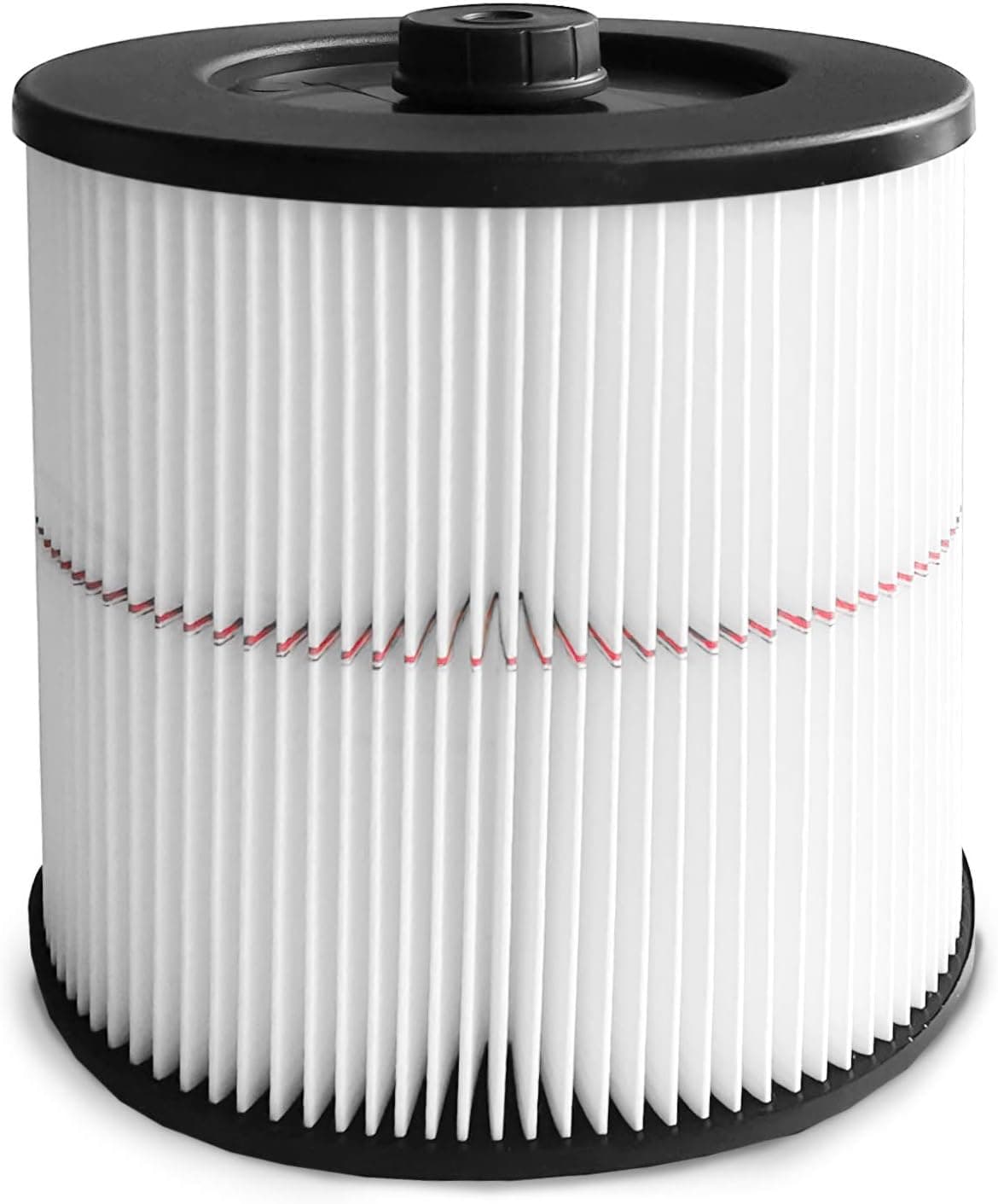 Wet/Dry Cartridge Filter Replacement Cartridge for Craftsman 9-17816 fits 5 Gallon and Larger Vacuum Cleaner – Washable and Reusable Shop (white)