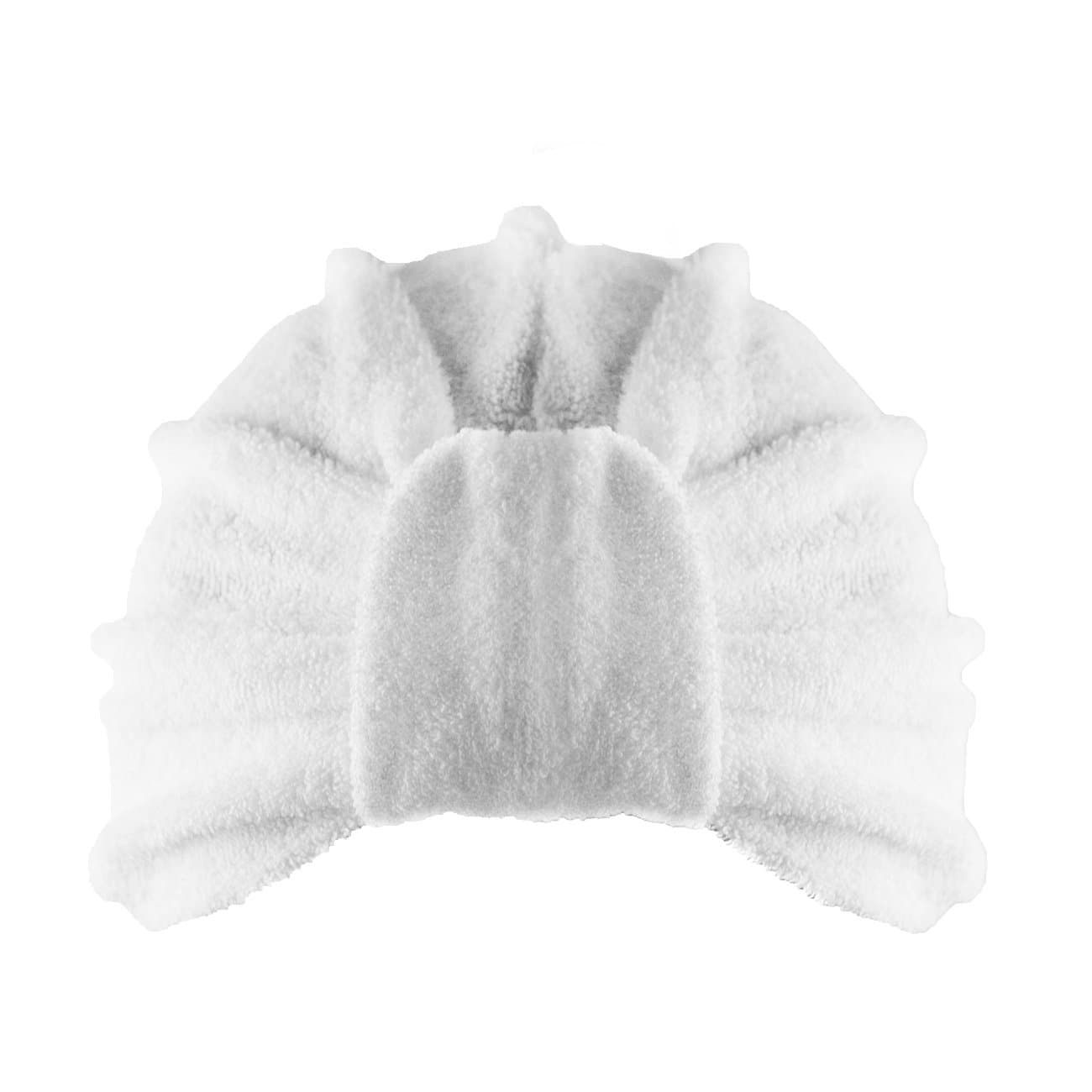 Canyon Rose Terry Spa Turban, White (Pack of 6)