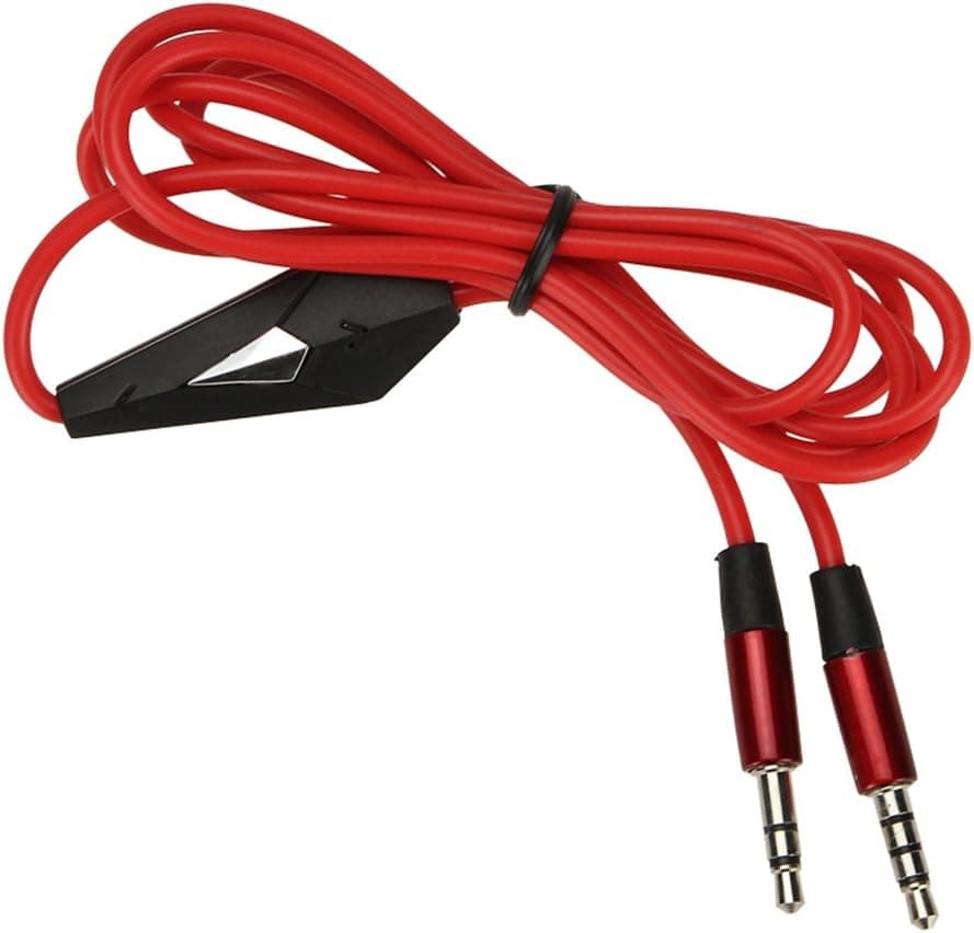 MuchBuy New Replacement Control Talk Cable/Wire/Aux/Cord for Beats Solo/Studio