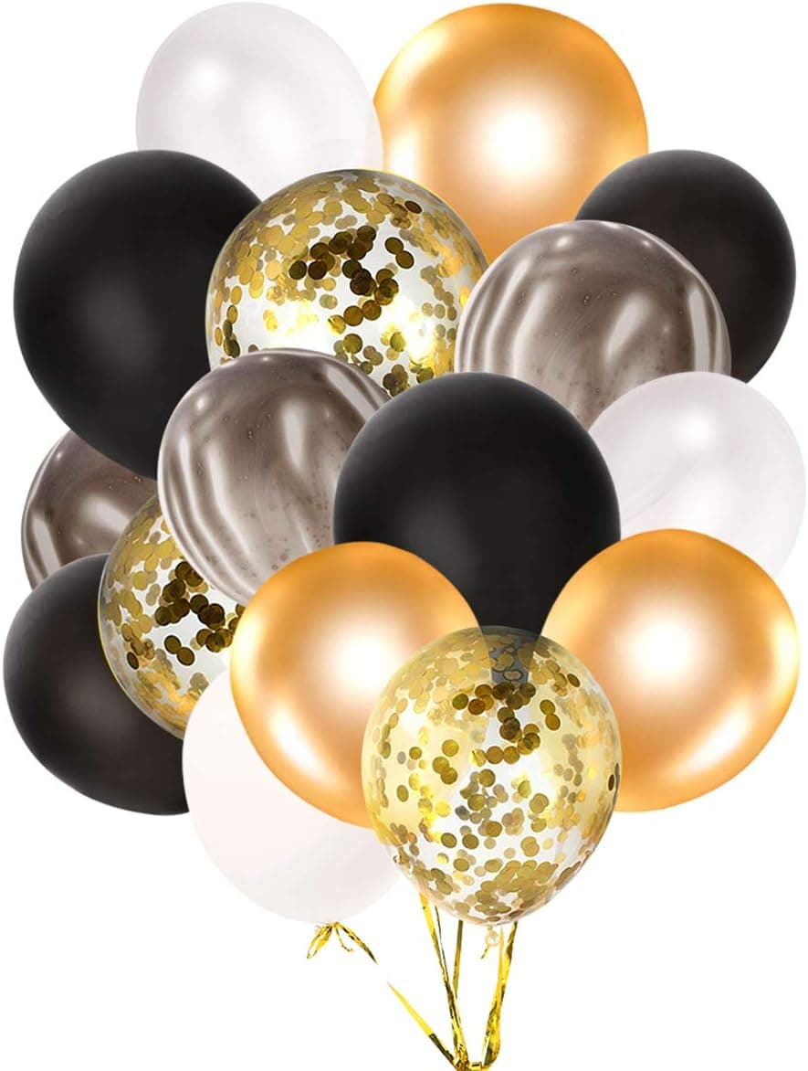 Party Balloons Set, 46pcs 12 inch Confetti Balloons, Balloons Birthday Balloons Party Balloons Set Decor