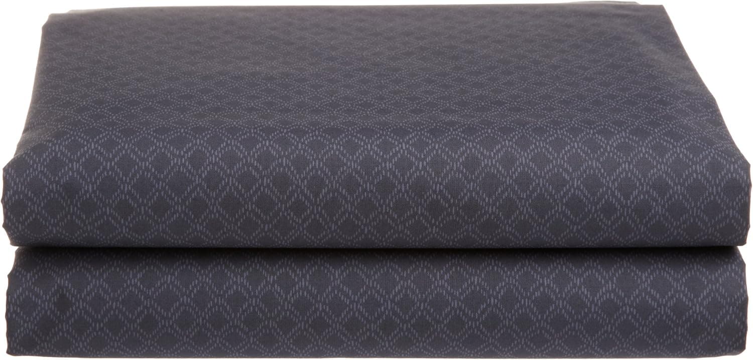 Calvin Klein Home Diamond Stipple Queen Fitted Sheet, Nightingale