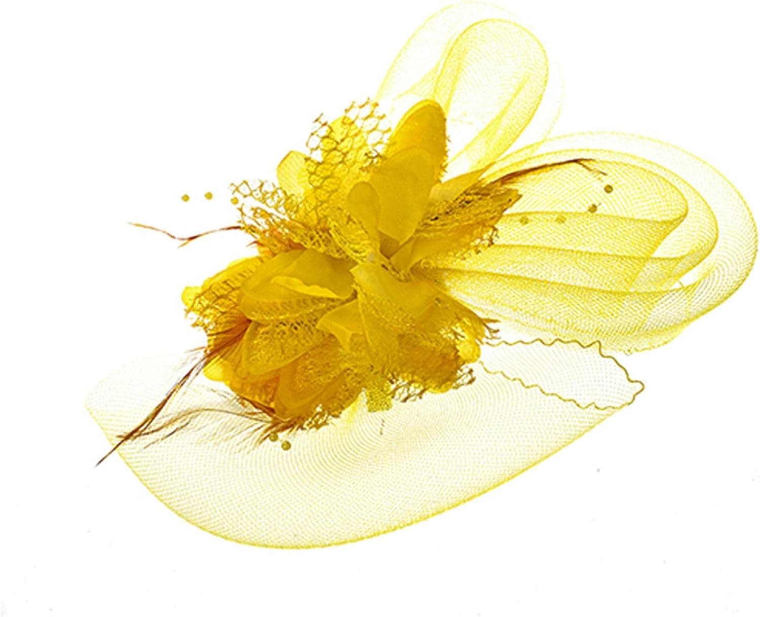 Fascinators Hats Tea Party Hat Pillbox Cocktail Hat Headwear with Veil for Women