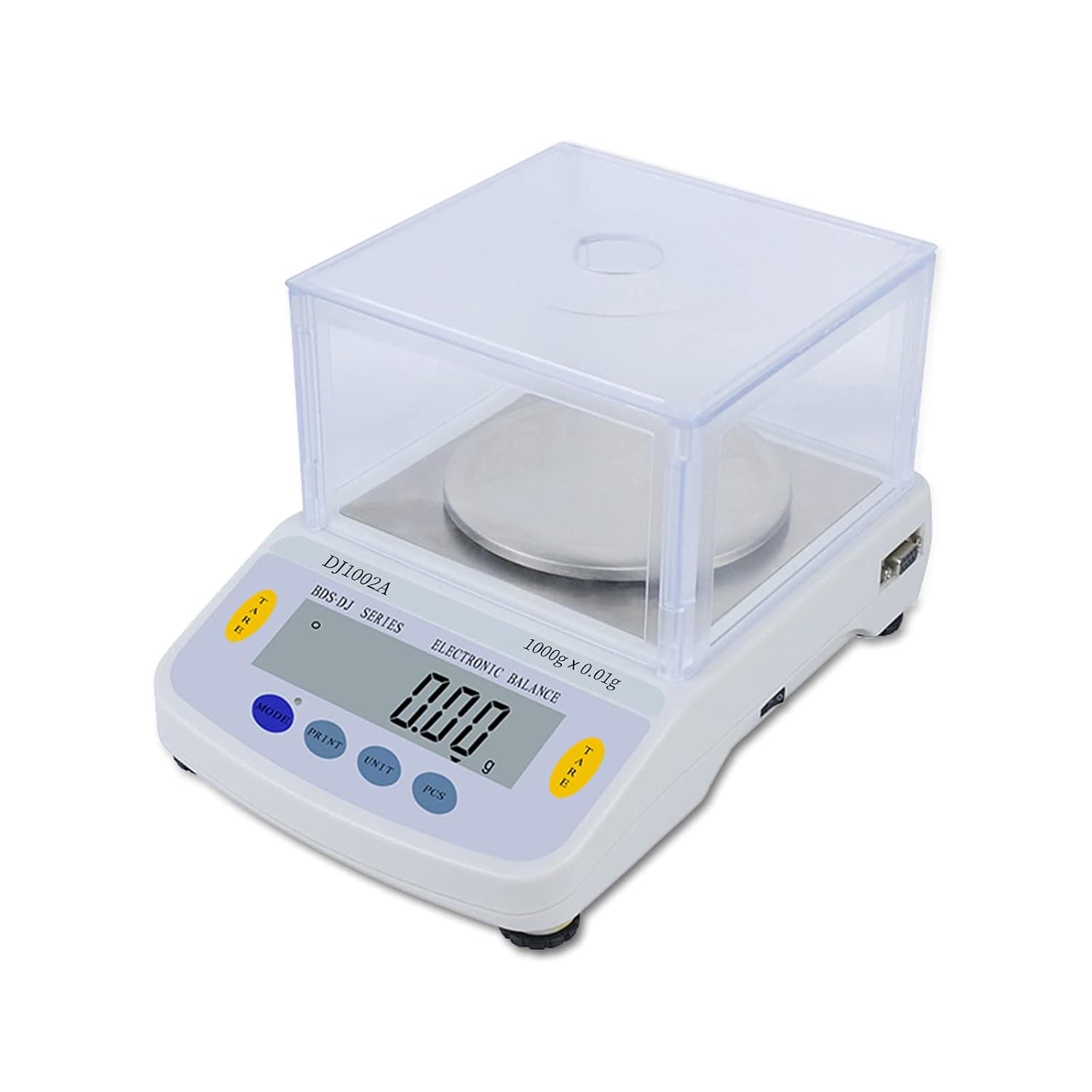 Precision Lab Scale 1000gx0.01 Gram Resolution, 10mg LCD Lab Analytical Scale/Kitchen Scale/Medicine Scale/Industrial Scale/Gold Scales（Support Printing）