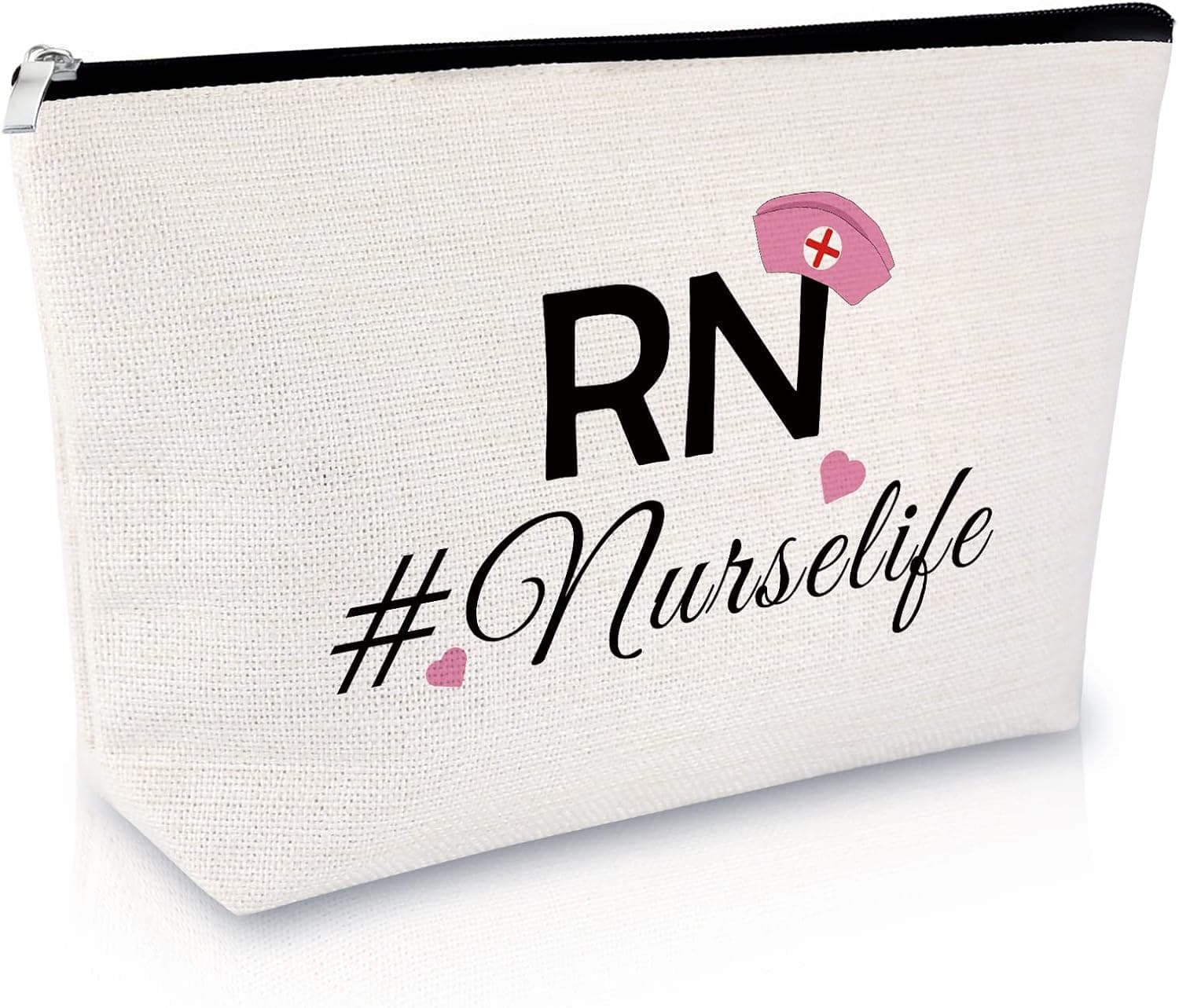 Nurse Appreciation Gifts for RN Nurses Practitioner Makeup Bag Nursing Student Gifts Nursing School Gift Cosmetic Bag Nurse Week Gifts Nurse Day Gift Birthday Graduation Gift Travel Cosmetic Pouch