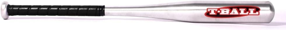 Barnett T-Ball Aluminium Baseball Bat, Size 25'' (63,5 cm), Silver Metal