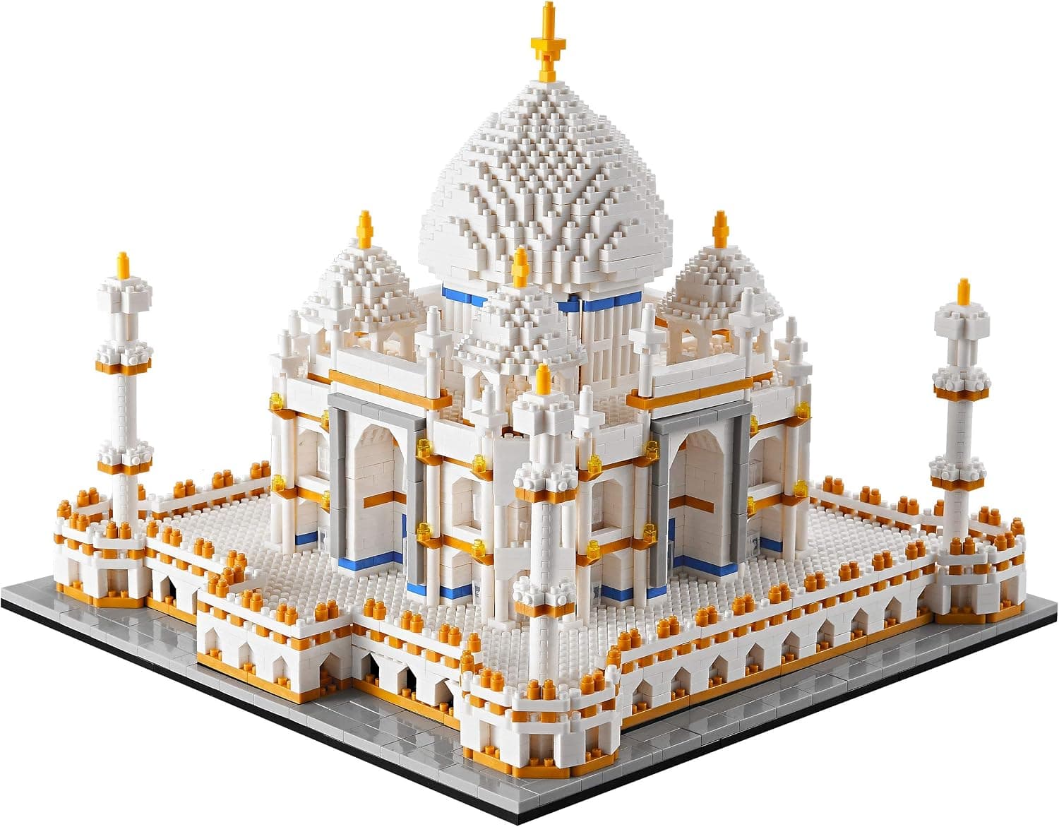 COZYMASS Architecture Collection Taj Mahal Building Toy 3950 Pieces Micro Blocks Suitable for Adult and Children