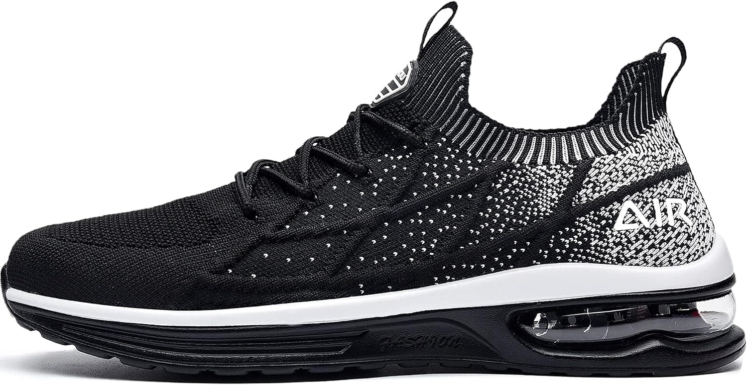 GANNOU Men's Air Athletic Running Shoes Fashion Sport Gym Jogging Tennis Fitness Sneaker (US 7-12.5)