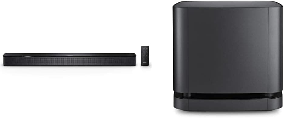 Bose Soundbar 300 + Bass Module 500, Black