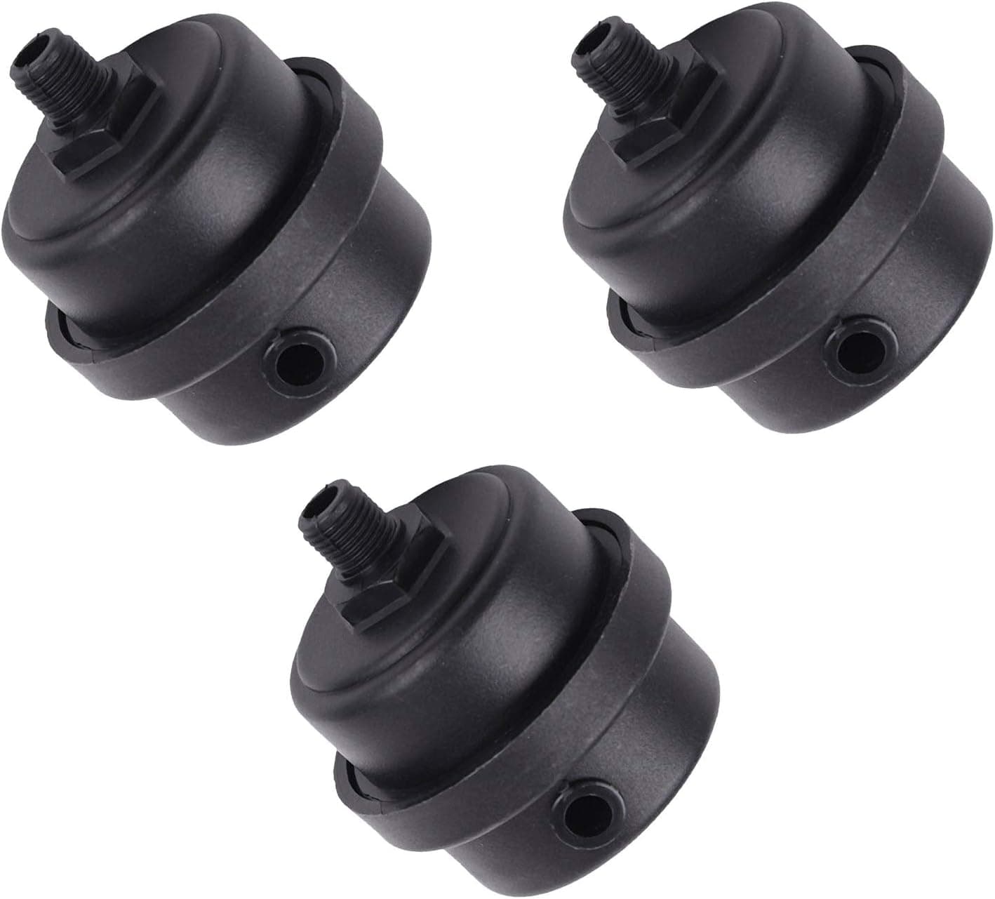 Air Compressor Silencer Filter Metal Air Compressor Intake Filter Sound Muffler Silencer 1/4" 3PCS