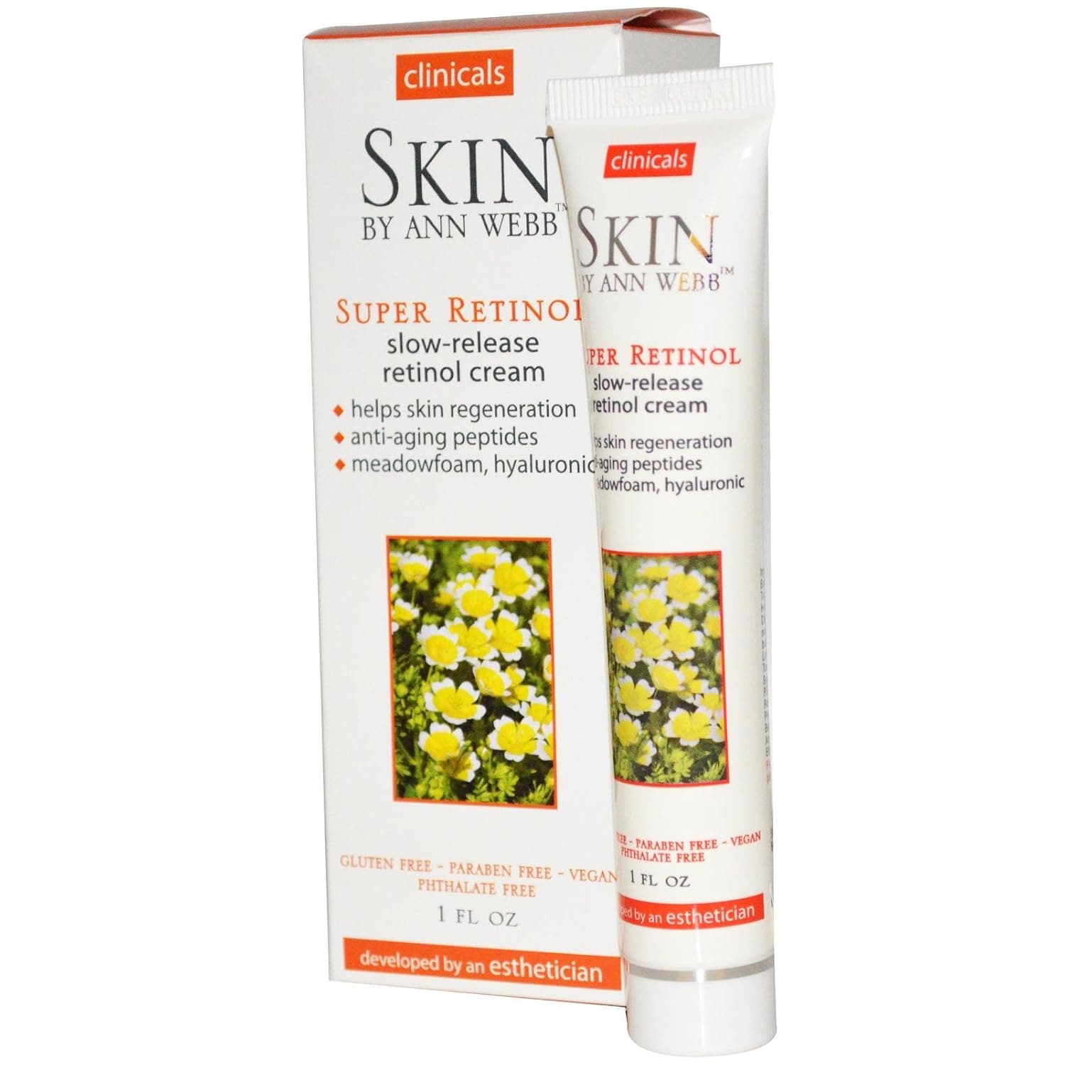 Skin by Ann Webb Super Retinol Cream, 1 Fluid Ounce