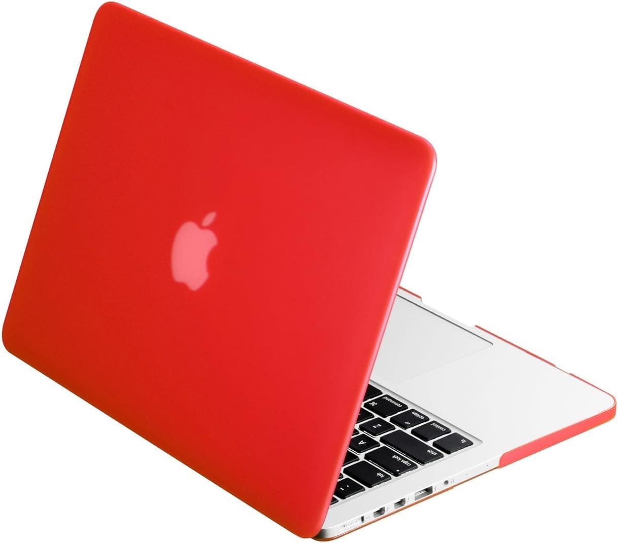 TopCase Rubberized Hard Case Cover for Macbook Pro 15" A1286 -NOT for retina display- with TopCsse Mouse Pad (RED)