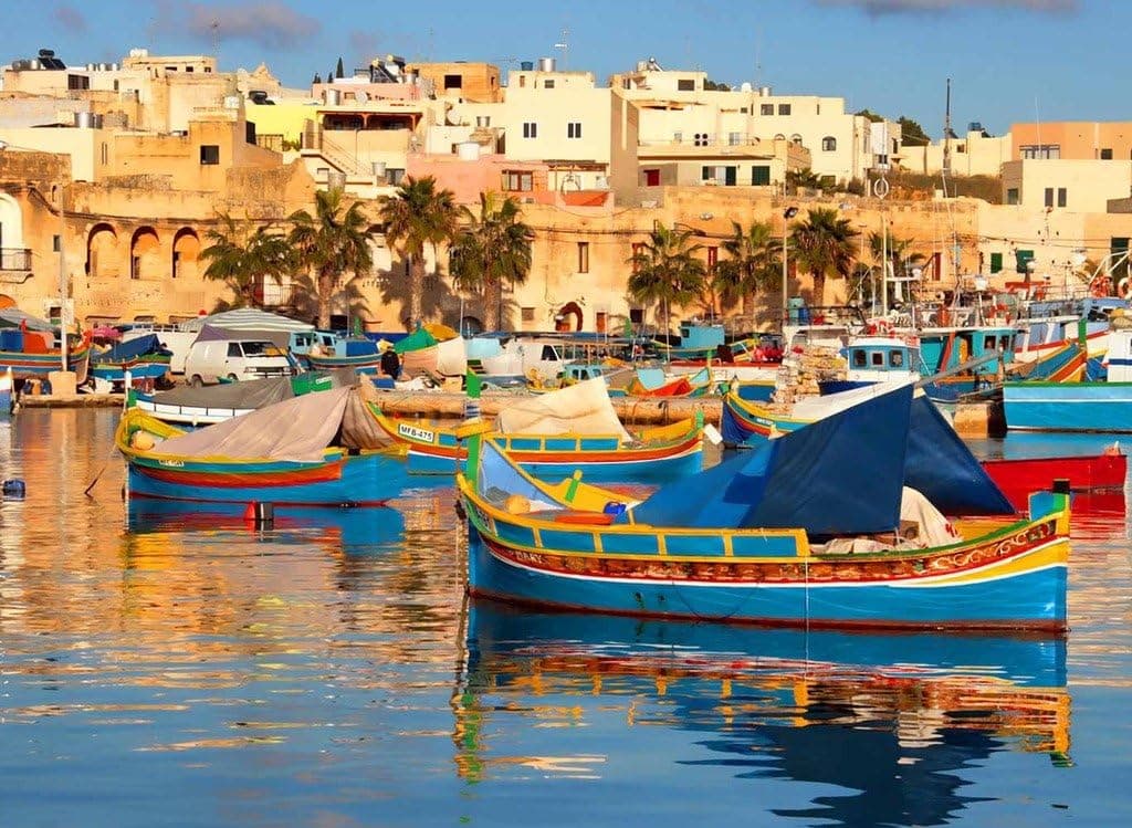 Sim,Popular murals Wood-Material DIY Present-Wrap in Box 20.6 X 15.1 inch 500 Piece Hard Puzzle Large Size:Malta Boats Houses Sea