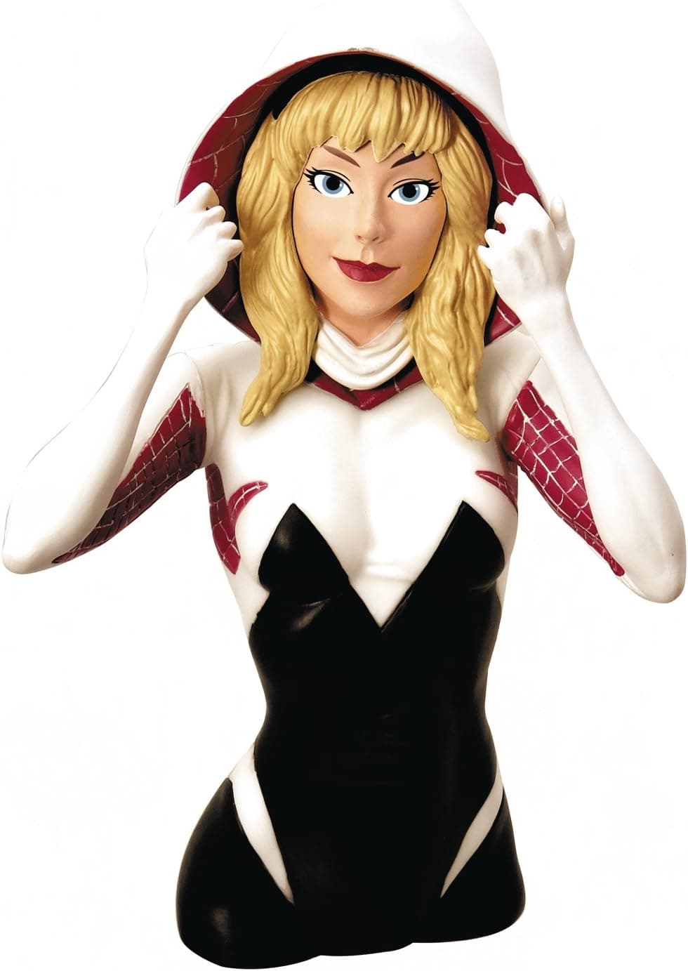 Previews Exclusive Spider-Gwen Unmasked Bust Bank