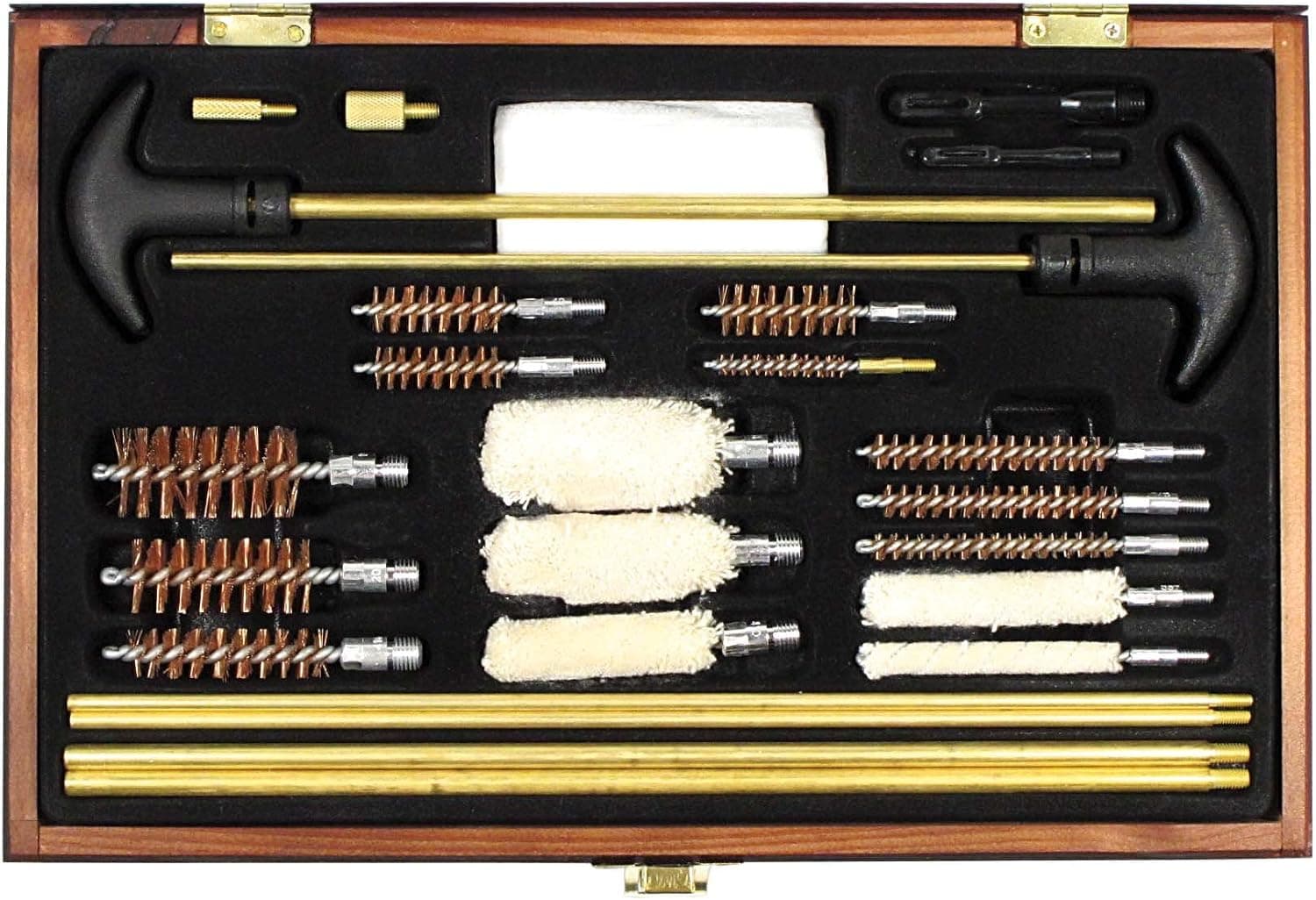 SE Gun Cleaning Kit, Universal, Wooden Box - GC76M