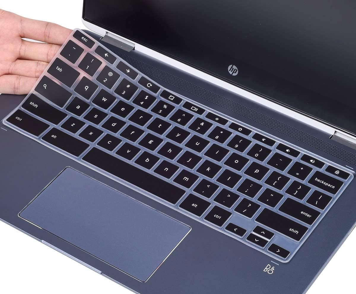 Keyboard Cover for HP Chromebook X360 14a-ca/na/ne 14a-ne0013dx na1043cl na0226nr na0010nr 14b-cb0010nr, HP Chromebook 14-DA 14B-CA 14B-cb 14-db 14-ca 14-ak Series, HP Chromebook 14 G2 G3 G4 G5,Black
