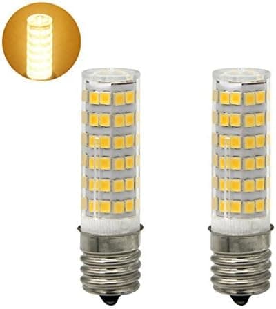 xiaominilight Ceramic E17 LED Bulb for Microwave Oven Appliance, 5W (50W Halogen Bulb Equivalent), Warm White 3000K, Pack of 2