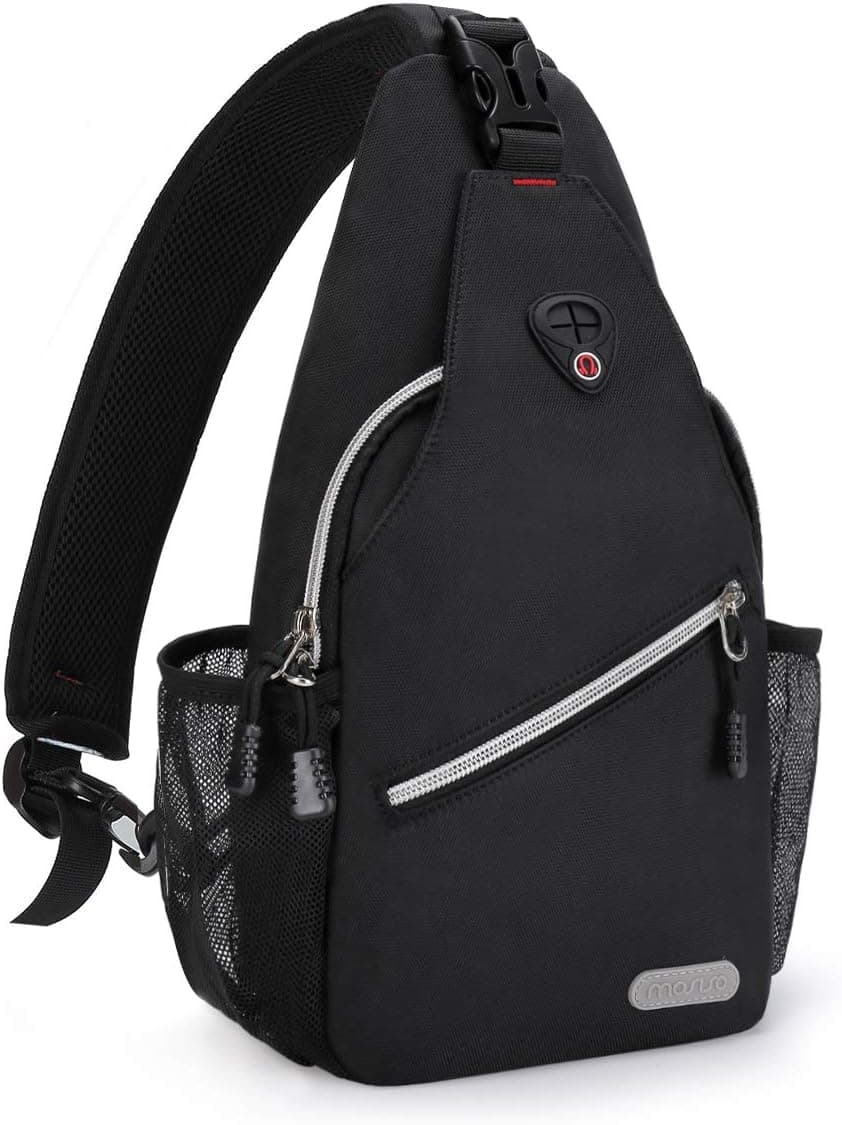 MOSISO Mini Sling Backpack,Small Hiking Daypack Travel Outdoor Casual Sports Bag
