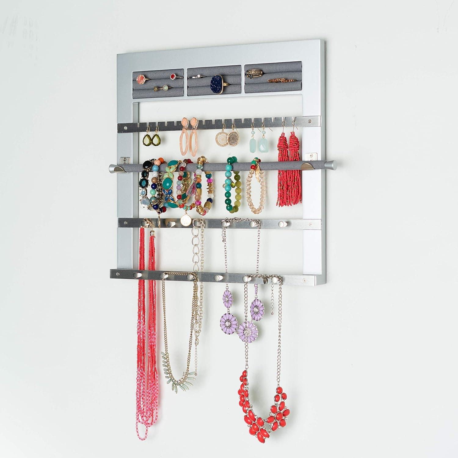 Hives and Honey True Jewelry Hanger, Silver