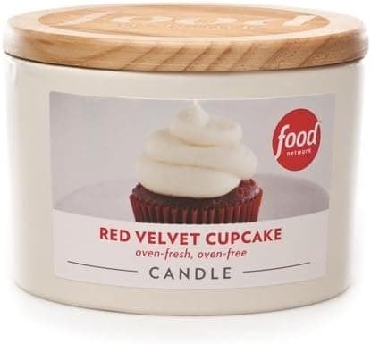 Food Network 16 oz Round Crock - Red Velvet Cupcake