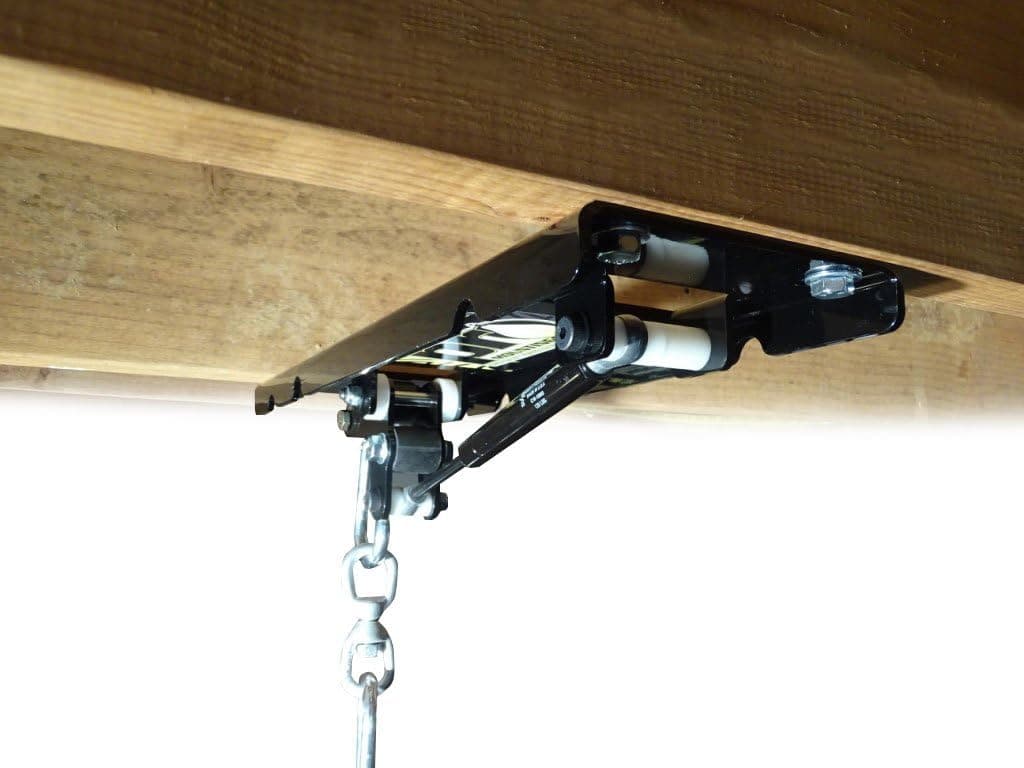 PRO Mountings – Gas Spring Anti Noise and Vibration Ceiling Mount for 120 lb Punching Bags (CM-120) | Fast DIY Easy Installation on Joists, Drywall, Concrete and Unistrut | Quiet Gas Springs