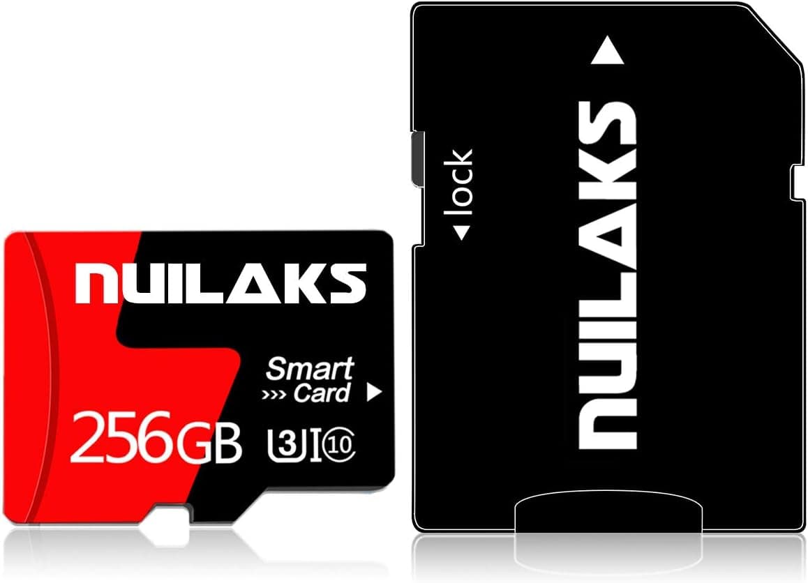 256GB Micro SD Card High Speed C10 with SD Adapter Memory Card for Smartphone,Camera and Other Compatible Devices
