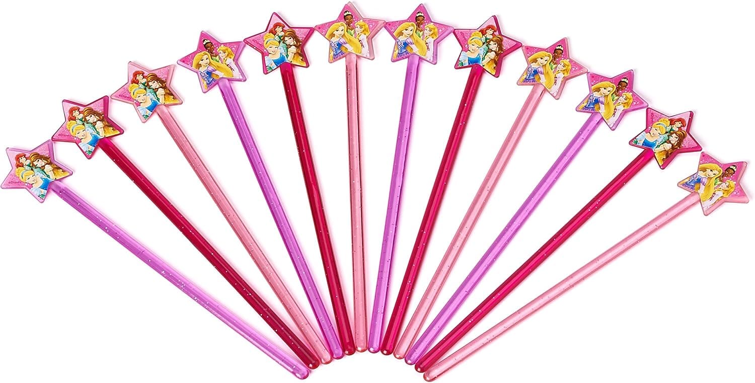 American Greetings Disney Princess Party Wands, 12-Count