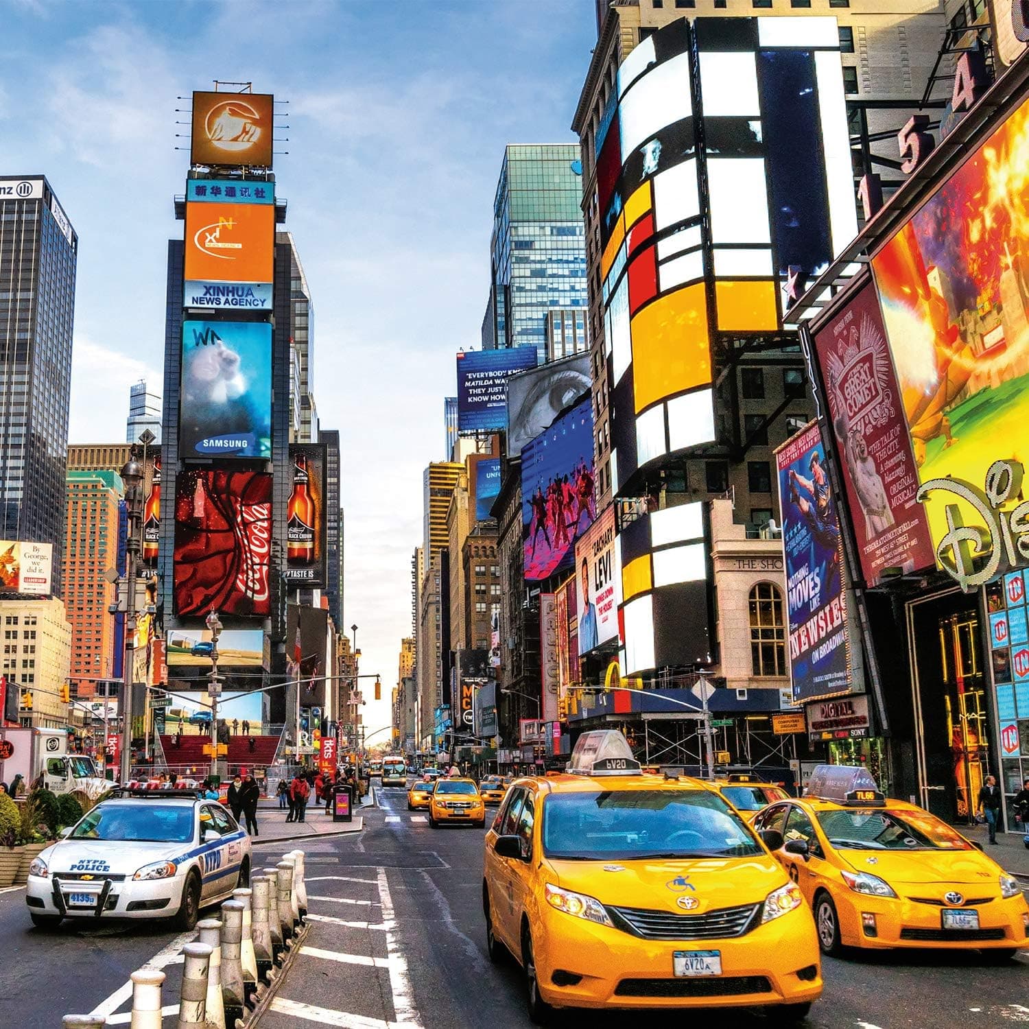 Mini Times Square in New York 1000 Piece Jigsaw Puzzle for Kids and Adults in Carton Box (Finished Size 16.5" x 11.8")
