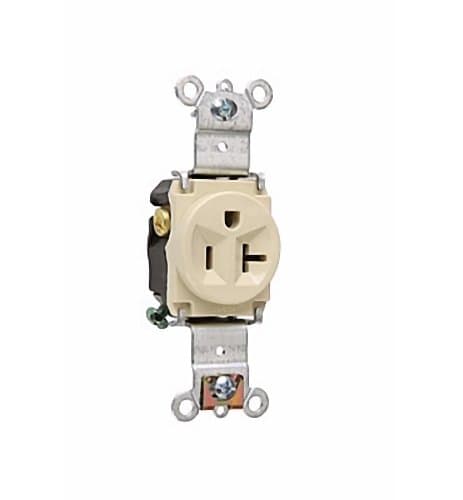 Pass & Seymour 5361-I 20A 125V 5-20R Single Receptacle