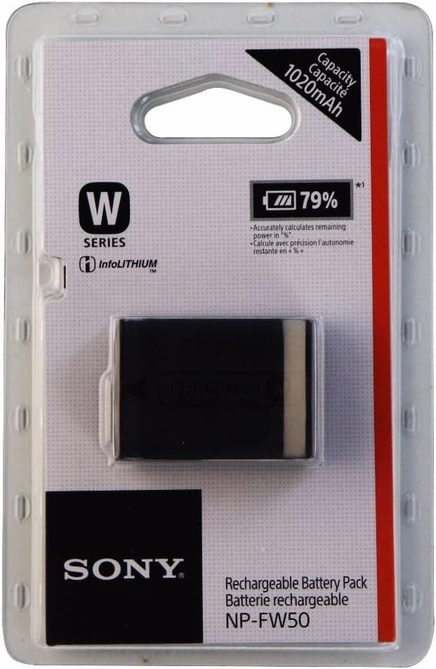 Sony Corporation - Sony Infolithium W Np-Fw50 Digital Camera Battery - 1080 Mah - Lithium Ion (Li-Ion) "Product Category: Power Equipment/Batteries"