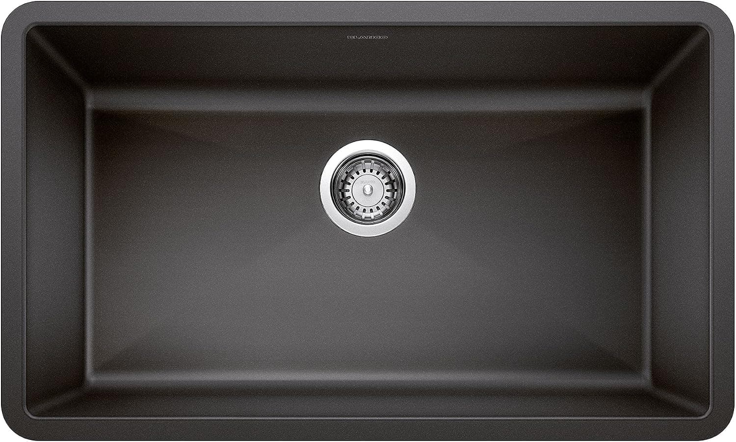 BLANCO, Anthracite 440149 PRECIS SILGRANIT Super Single Undermount Kitchen Sink, 32" X 19"