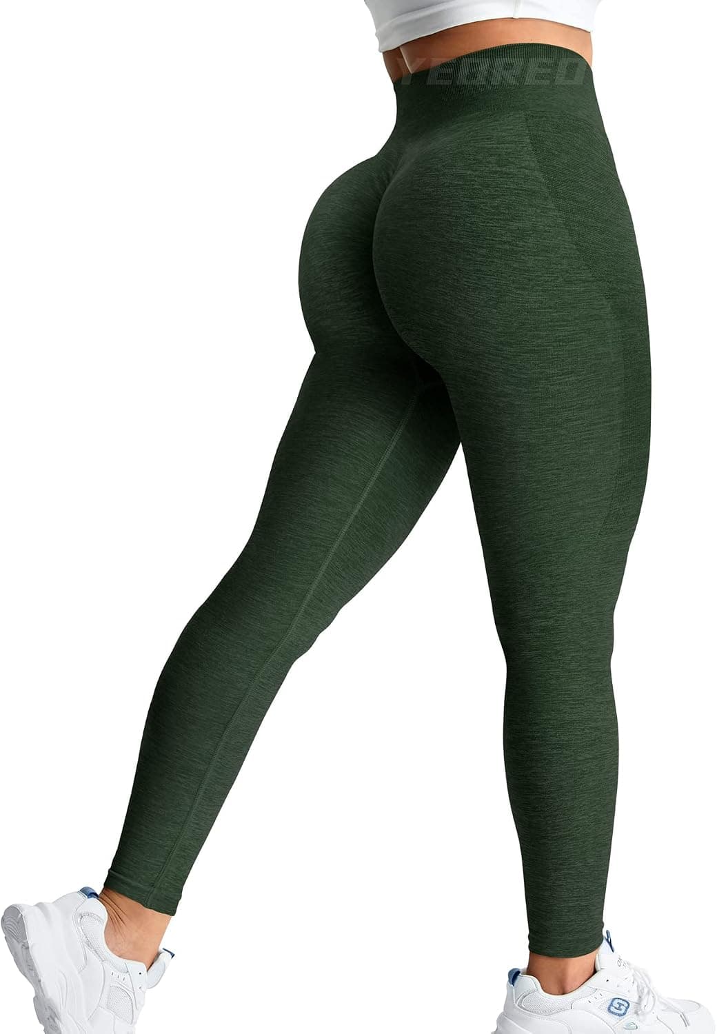 YEOREO Amplify Women's Seamless Scrunch Legging Workout Leggings for Women Butt Lift Tights Gym High Waist Yoga Pant