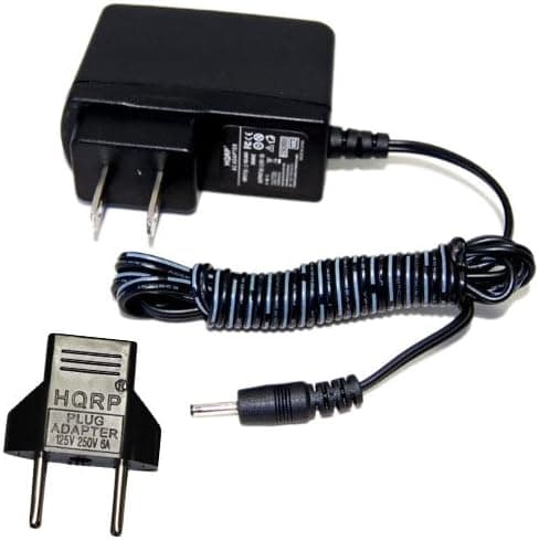 HQRP AC Adapter Charger Compatible with Eken W70 WM8850 ARM Cortex-A9, 7" T01 Android Tablet, Power Supply Cord + Euro Plug Adapter