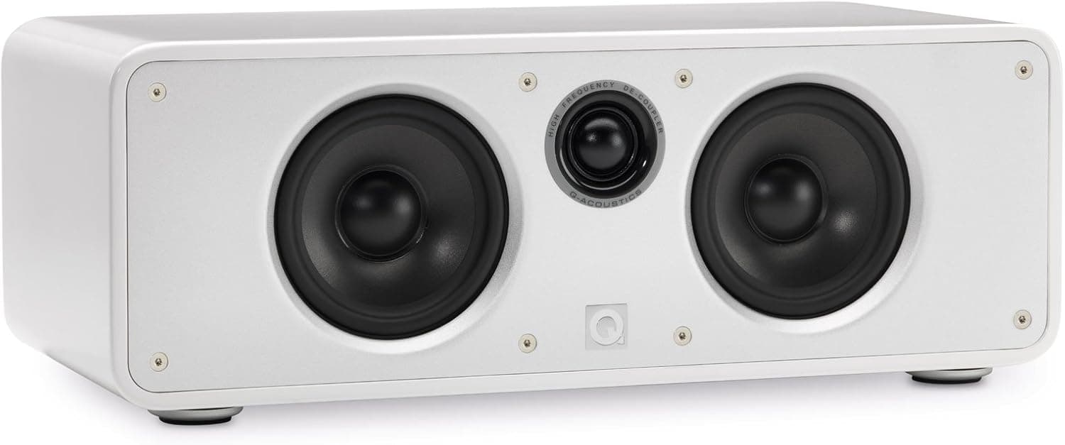 Q Acoustics Concept Center Channel Speaker (White)