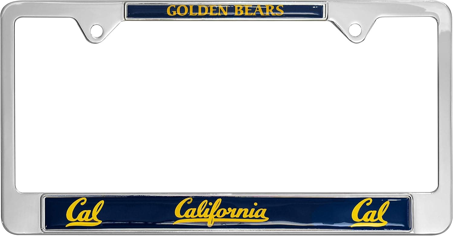 AMG Auto Emblems All Metal NCAA Mascot License Plate Frame (Cal)