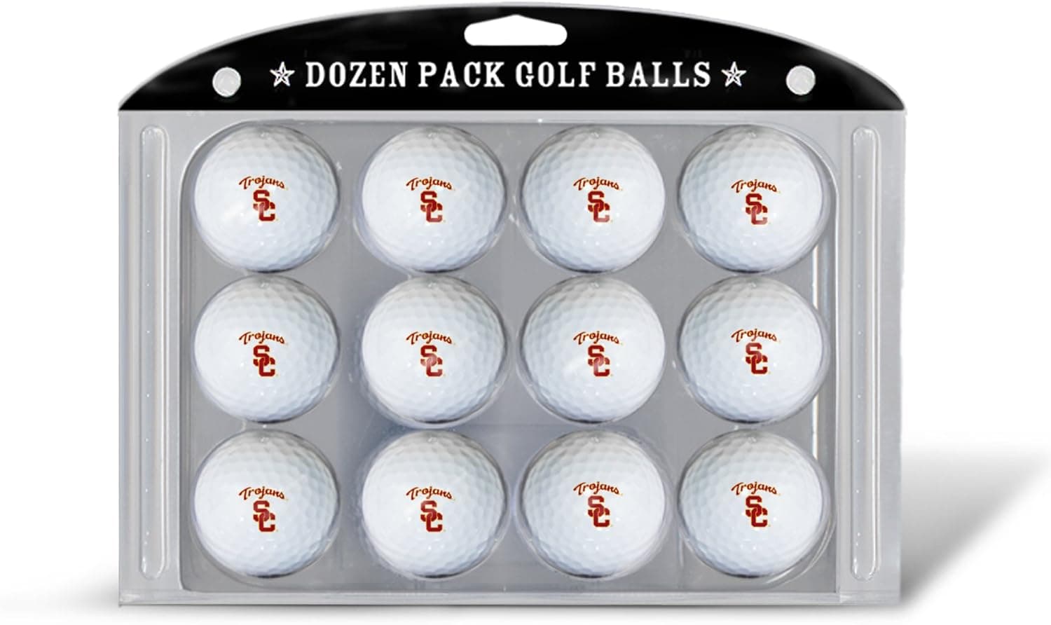 Team Golf NCAA Dozen Regulation Size Golf Balls, 12 Pack, Full Color Durable Team Imprint