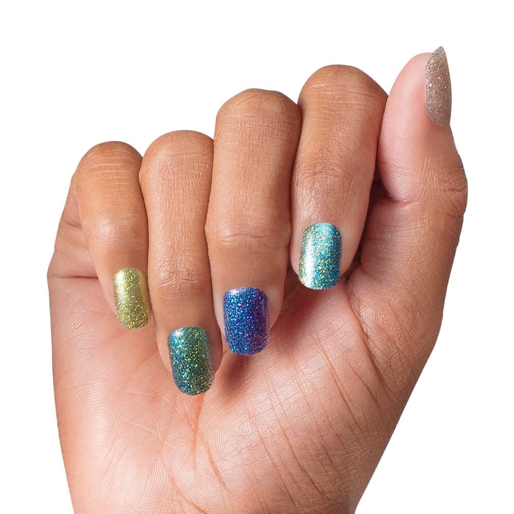 PopSockets: Nails - 30 piece - Easy to Apply - Gel Nail Kit - Shimmer Shift