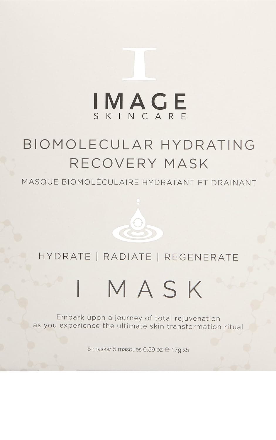 IMAGE Skincare Biomolecular Hydrating Recovery Mask, 5 Count