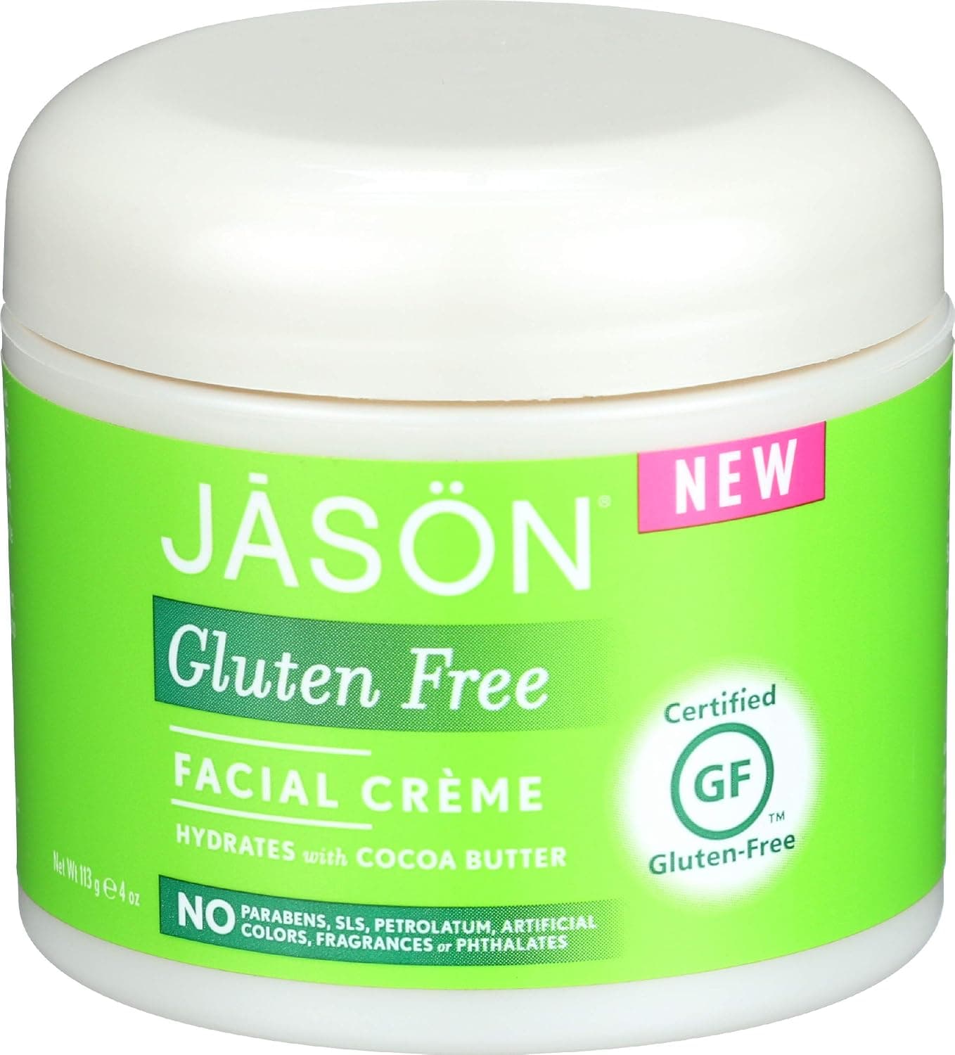 Jason Gluten Free Facial Creme, 4 Ounce