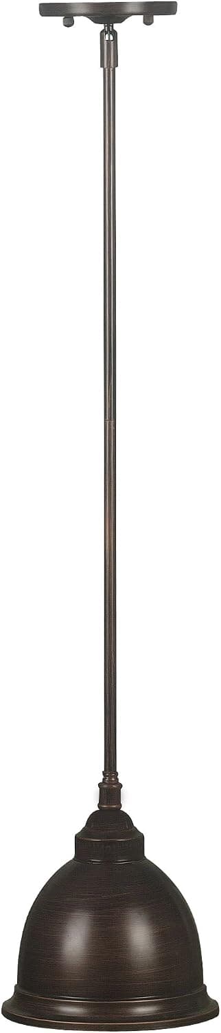 Kenroy Home 91782GBRZ Carson 1 Light Mini Pendant, Golden Bronze Finish