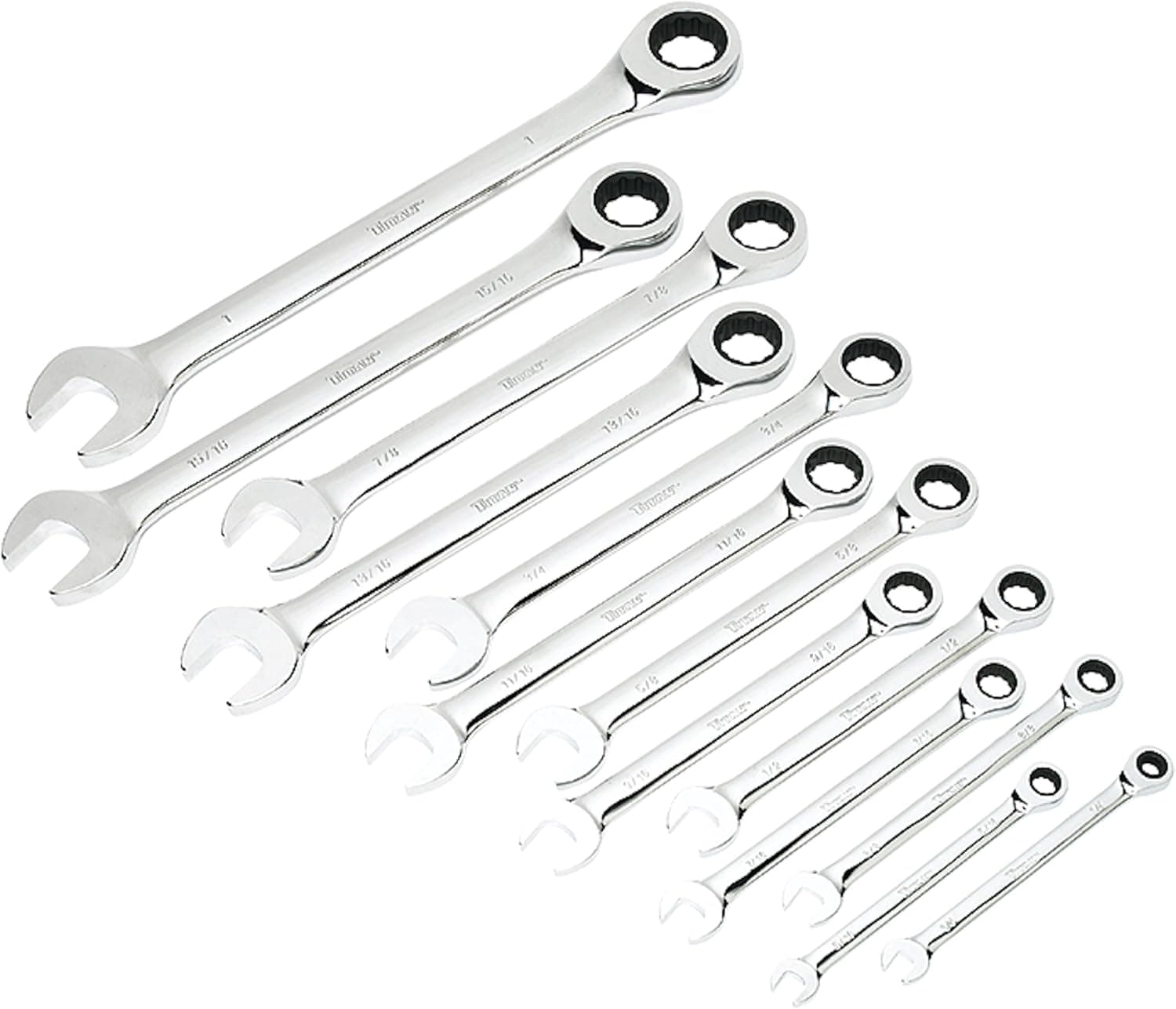Titan Tools - Wre Set Comb Sae Ratcheting 13Pc (17354)