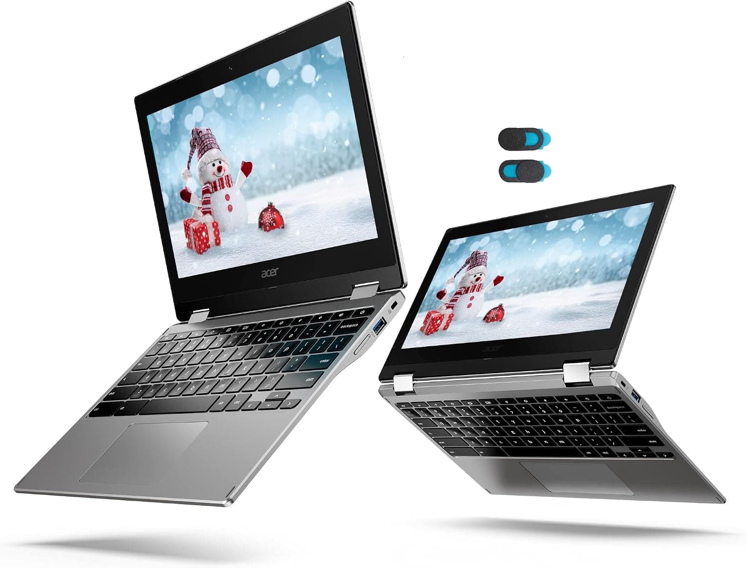 Acer 2021 Chromebook Spin 311 Convertible Laptop, MediaTek MT8183C Octa-Core Processor, 11.6" HD Touchscreen, 4GB LPDDR4X, 32GB eMMC + YSC Webcamera Cover