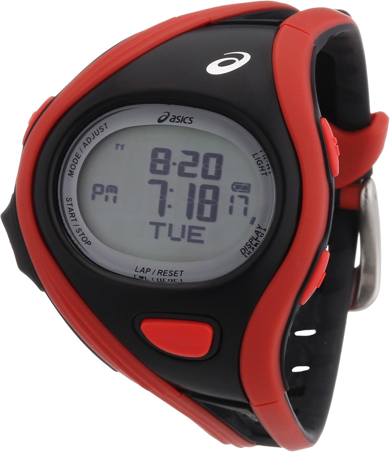 Asics Unisex Challenge CQAR0304 Red Polyurethane Quartz Watch with Digital Dial