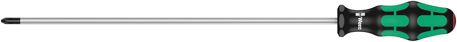 Wera 05008730001 Kraftform Plus 350 PH Phillips Screwdriver, Without Lasertip, PH 2 Head, 12" Blade Length