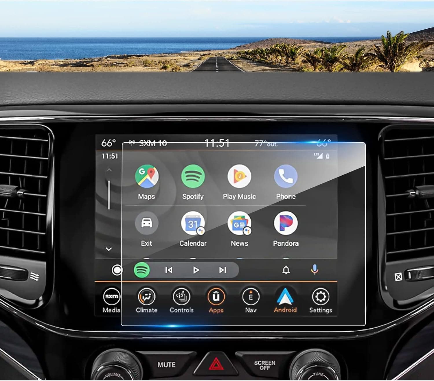 Coleya 2019 2020 2021 2022 2023 Grand Cherokee Screen Protector for Jeep Grand Cherokee 8.4-inch Uconnect Touch Screen Tempered Glass Protector HD Transparent GPS Navigation Display Protective Film