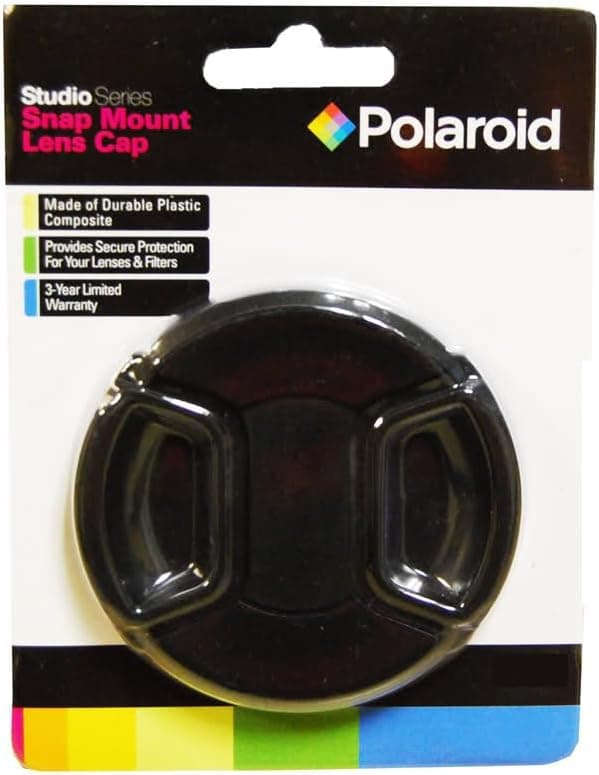Polaroid Studio Series Snap Mount Lens Cap for The Samsung NX-5, NX-10, NX-100, NX-200, NX20, NX210, NX300, NX1000, NX1100, NX2000, Galaxy NX Digital Cameras Which Has The (50-200mm, 60mm) Lens