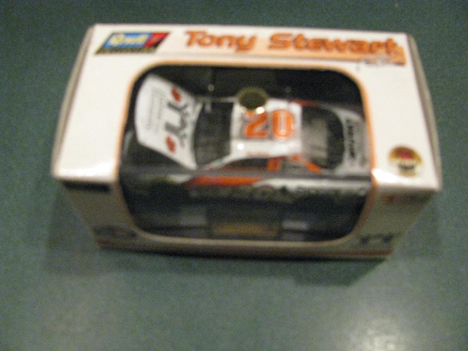 Tony Stewart #20 Habitat for Humanity Ridgid Husky Home Depot 1/64 Revell Collection With Yellow Rookie Stripes & Hard Acrylic Display Case Limited Edition Opening Hood With Certificate of Authenticity COA