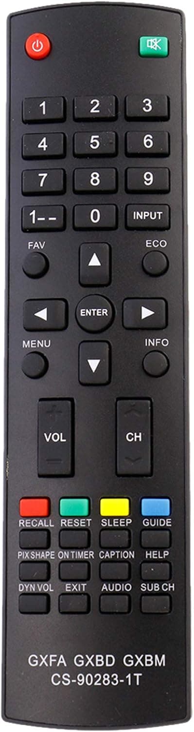 AIDITIYMI GXFA GXBD GXBM CS-90283-1T Replacement Remote for Sanyo HDTV LCD DP39843 DP39E23 DP42848 DP42849 DP46812 DP46819 DP46848 DP46849 DP50719 DP52848 DP42D23 DP19648 DP26640 DP26648 DP26649