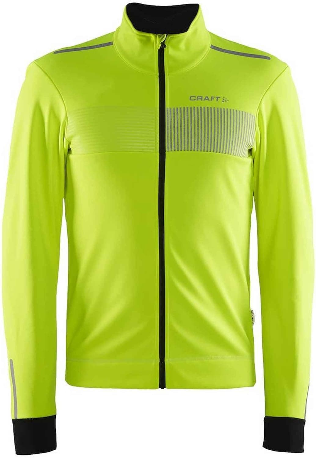 Craft Men's Verve Glow Bike and Cycling Outdoor Sport Reflective Full Zip Jacket