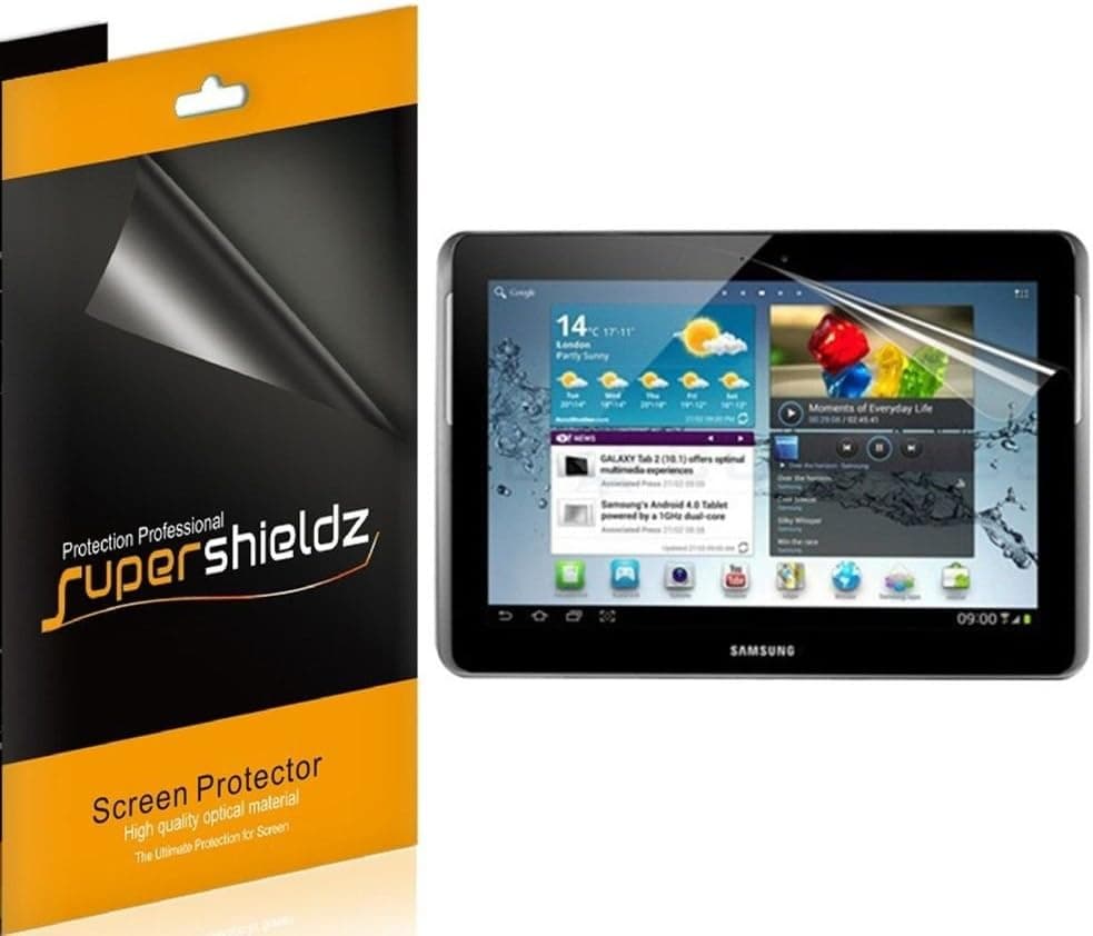 Supershieldz (3 Pack) Designed for Samsung Galaxy Tab 2 10.1 inch Screen Protector High Definition Clear Shield (PET)
